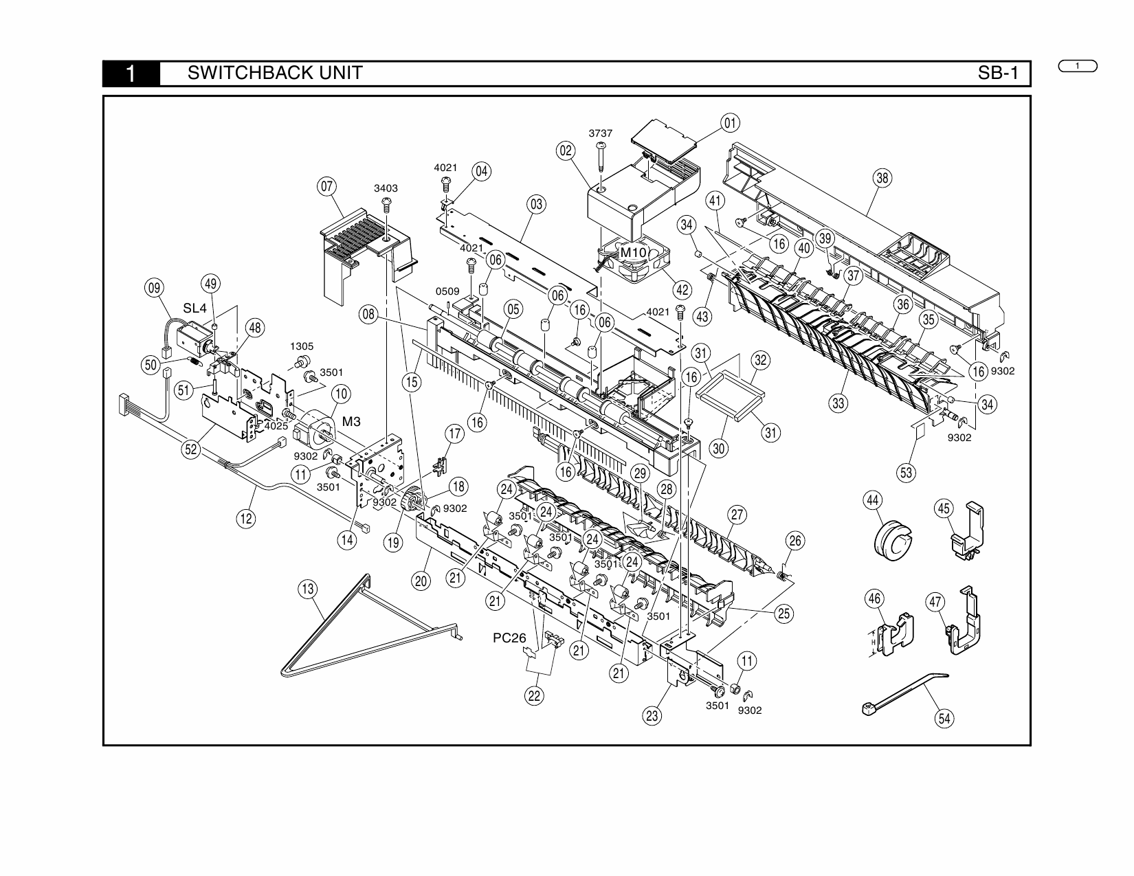 Konica-Minolta Options SB-1 Parts Manual-4